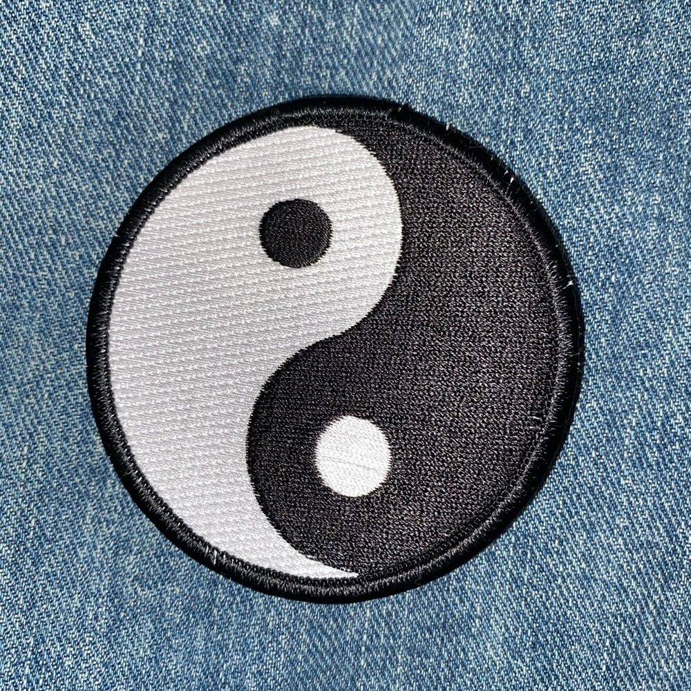 Yin & Yang iron on Patch ✌🏼